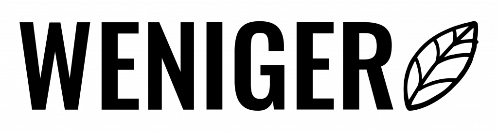 Logo weniger e.V.
